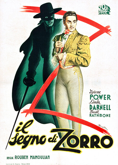 Il segno di zorro – Manifesto (1 foglio)