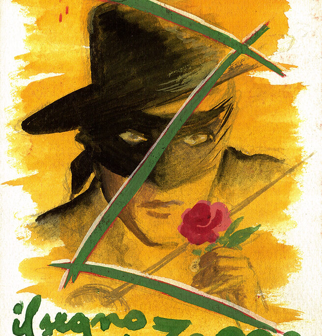 Il segno di zorro – Schizzo 1