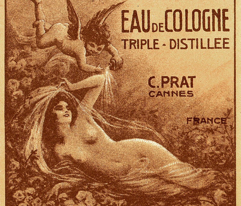 C.Prat Eau de Cologne – Cannes – Etichetta