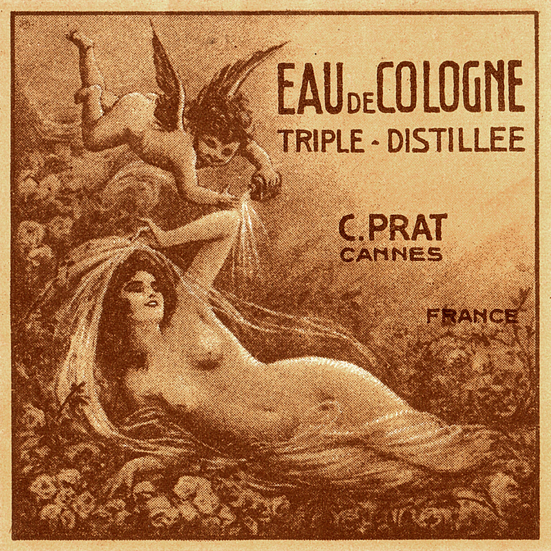 C.Prat Eau de Cologne – Cannes – Etichetta